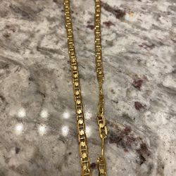 14 Kt Gold Chain 22 Inch 12g