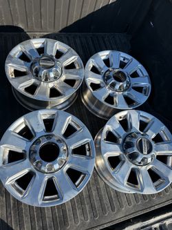 Ford f250 f350 20” platinum wheels