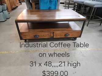 Coffe table industrial Another Time Around Furniture 
2811 E. Bell Road 
Phoenix Az 85032