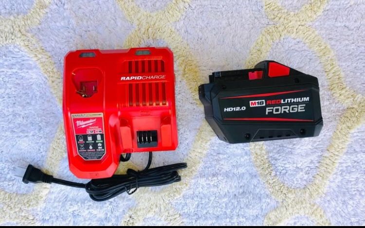 Milwaukee Milwaukee Forge 12ah Battery And Rapid Charger