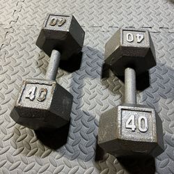 40 Pound Dumbbells (2 Total)