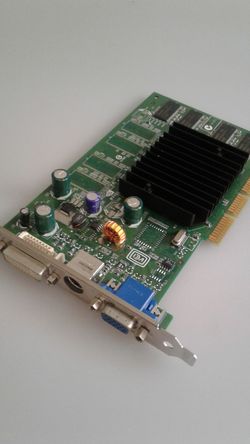 NVIDIA AGP dual monitor video card