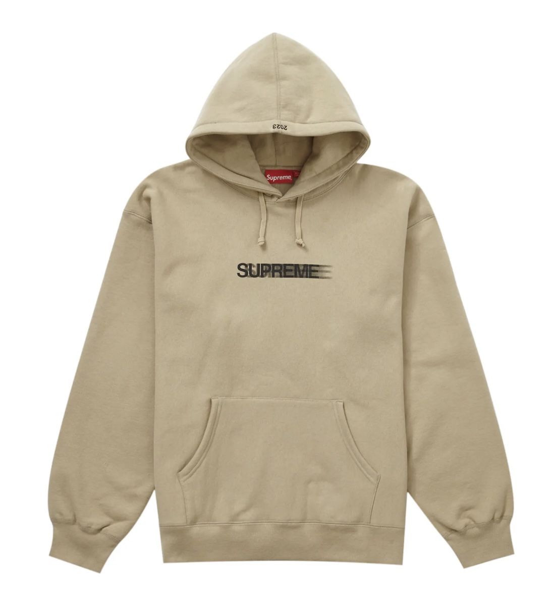 Supreme Motion Hoodie Size Large Tan Brand New