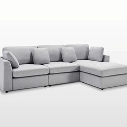 BRAND NEW 
Wauseon 2 - Piece 108.7" Upholstered L Shape Sofa with Convertible Chaise,W110469263
