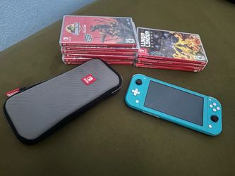 Nintendo Switch Lite W/ 10 Games OBO