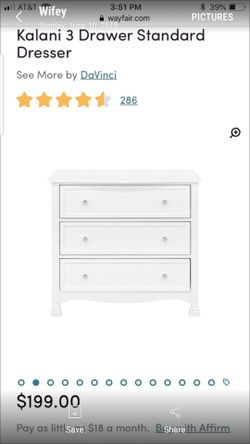 DaVinci Emily/Kalani 3-Drawer Dresser