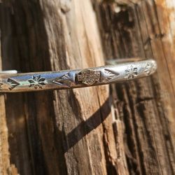 Sterling Silver And Gold Harley Bracelet