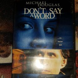 Dont Say A Word Dvd