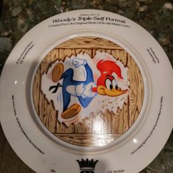 Woodie Woodpecker Plate  Perfect  Vintage  New
