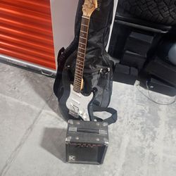 Guitar and amp