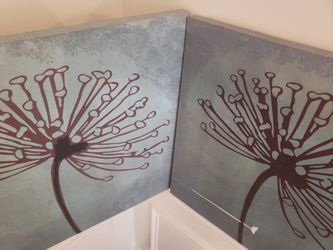 Silver sage pictures with brown accents