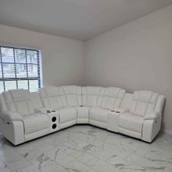 Recliner Sectional Sofa 🛋 Seccional A Estrenar 