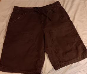 Aeropostale Men's Dark Brown Cargo Shorts