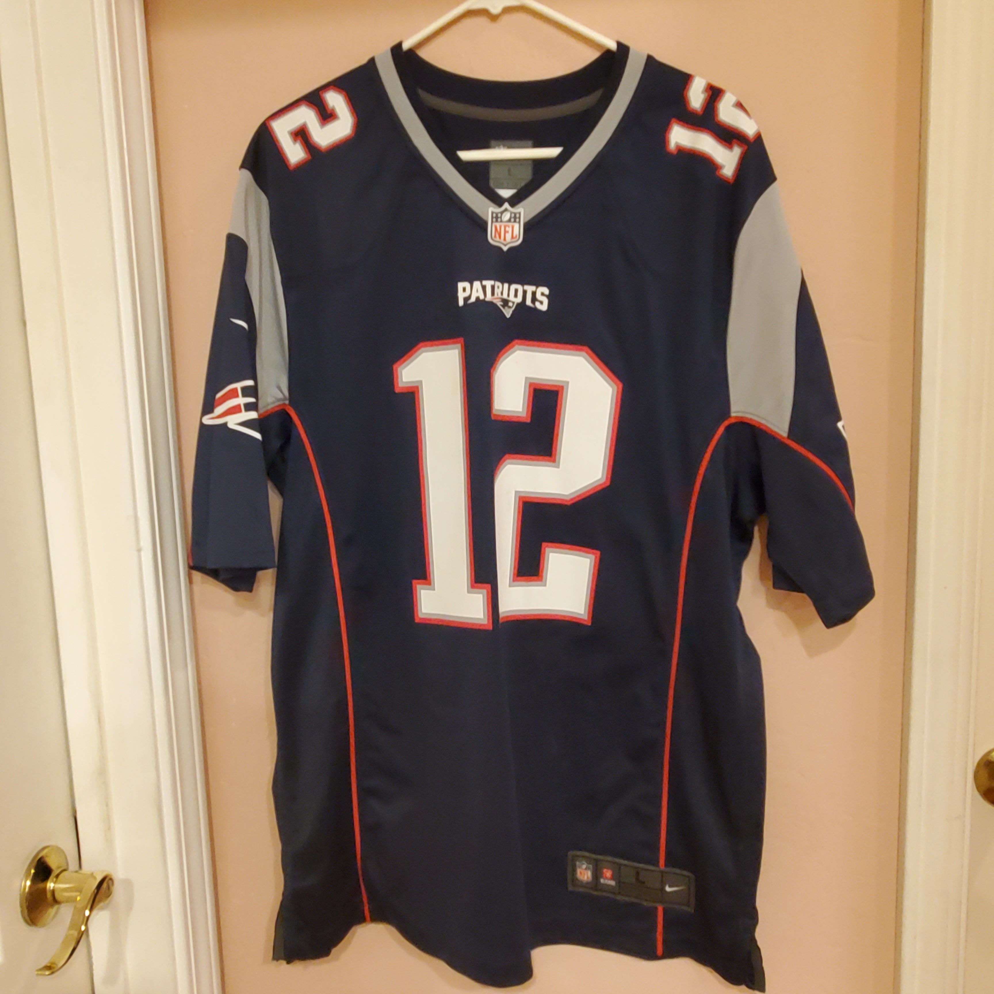Tom Brady Nike NFL On field Jersey New England Patriots #12.