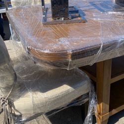 Table with six chairs