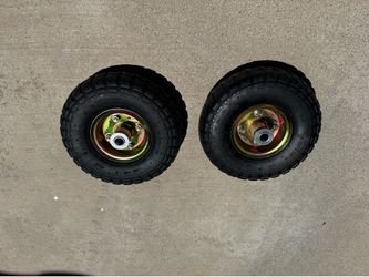 2-10” pneumatic tires