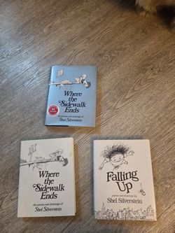 Shel Silverstein Poetry Books Set of 3