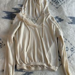 Workshop Women’s Cropped Long Sleeved Hoodie Size XS