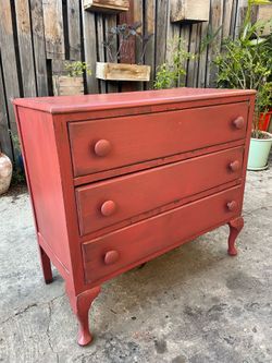 Vintage Antique Distressed Boho Dresser
