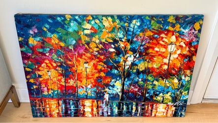 Vibrant Oil Painting.