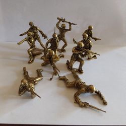 New Hand Made Brass Army Figures (One Of A Kind)