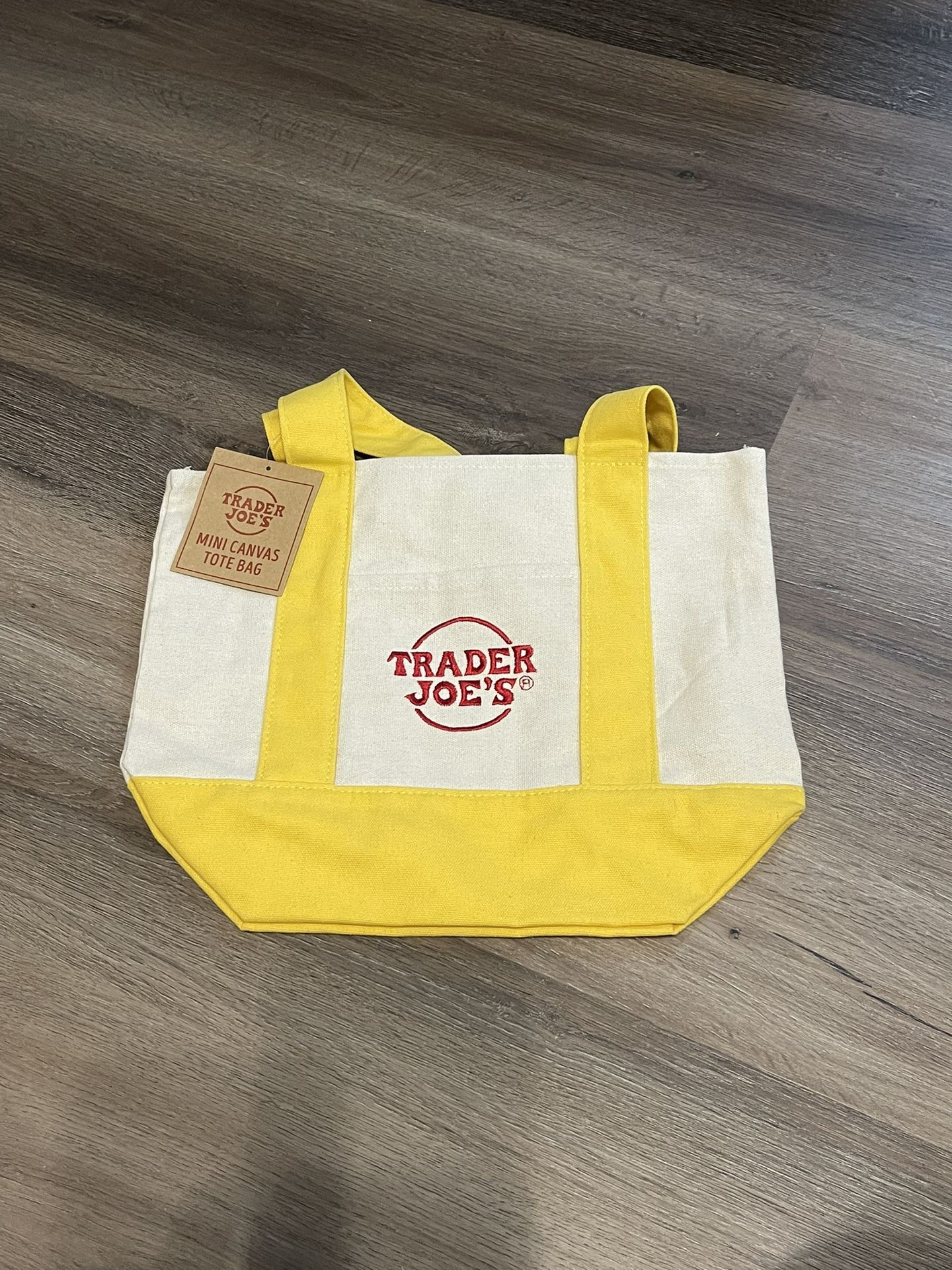 Trader Joe’s Mini Canvas Tote Bag $35 Each