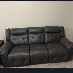 Double Recliner Couch