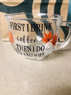 $10 coffee cup can customize too