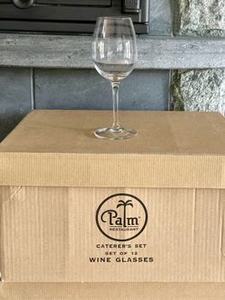 Never Used, Palm Restaurant, Wineglasses