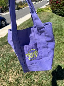 Trader Joe’s Mini Tote Limited Edition Purple Halloween Color
