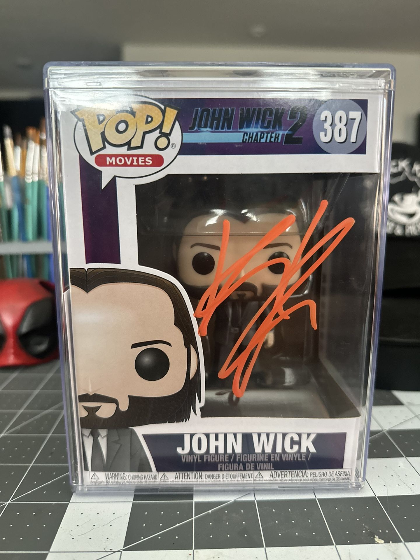 Funko Pop John Wick Signed By Keanu Reeves COA