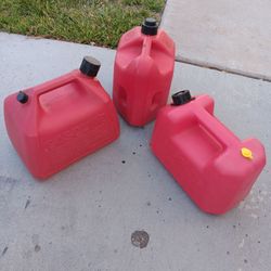 (3) Gas cans