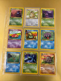 Pokémon TCG 1st Edition Vintage Lot 14 Cards Mp