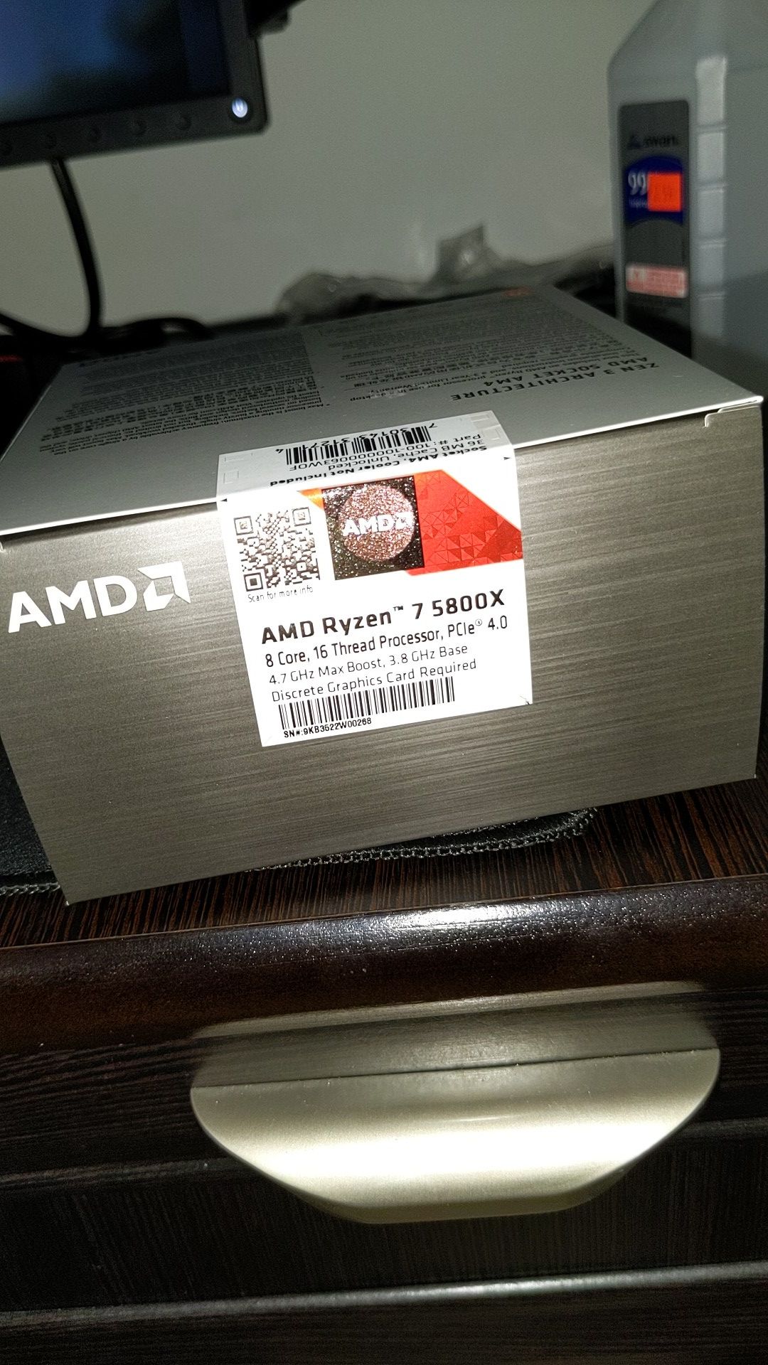 AMD RYZEN 7 5800X SEALED IN HAND