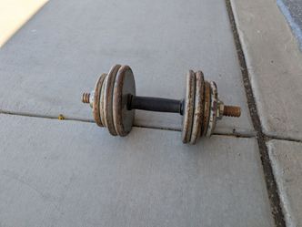 Dumbbell! Weight lifting!