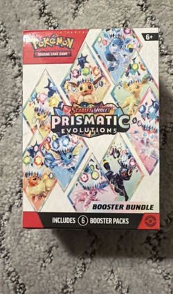 Prismatic evolutions  booster bundles pokemon