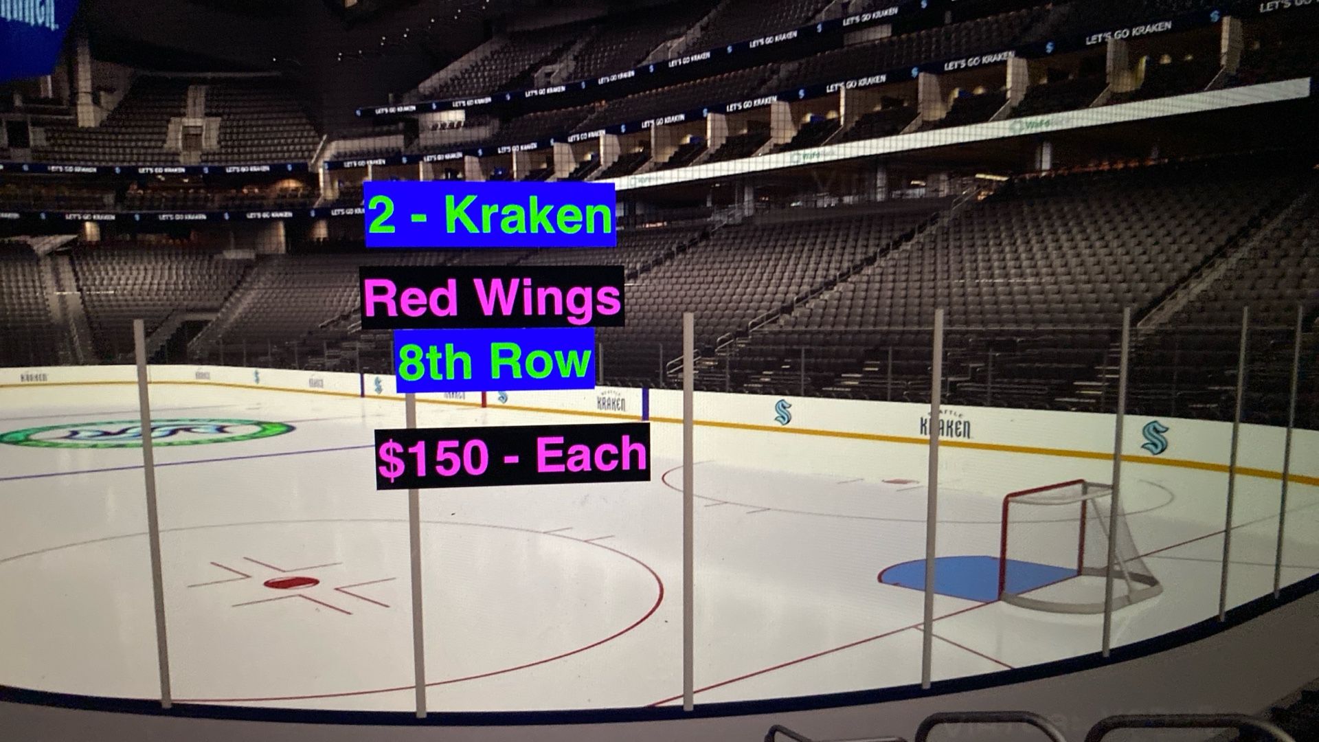 Kraken Red Wings Tickets 