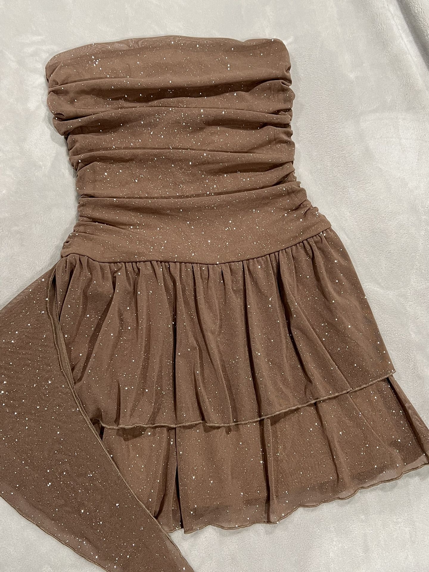 Brown Sparkly Dress