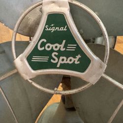 Vintage 50’s Green Signal Cool Spot Oscillating Fan