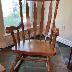 The Jefferson Wooden Rocking Chair 