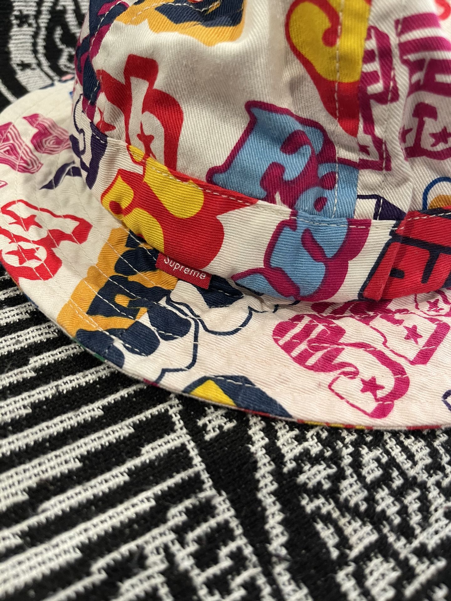 Supreme Hysteric Glamour Text Bell Hat. Size M/L