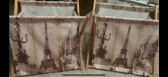 Folding Fabric Hamper Set