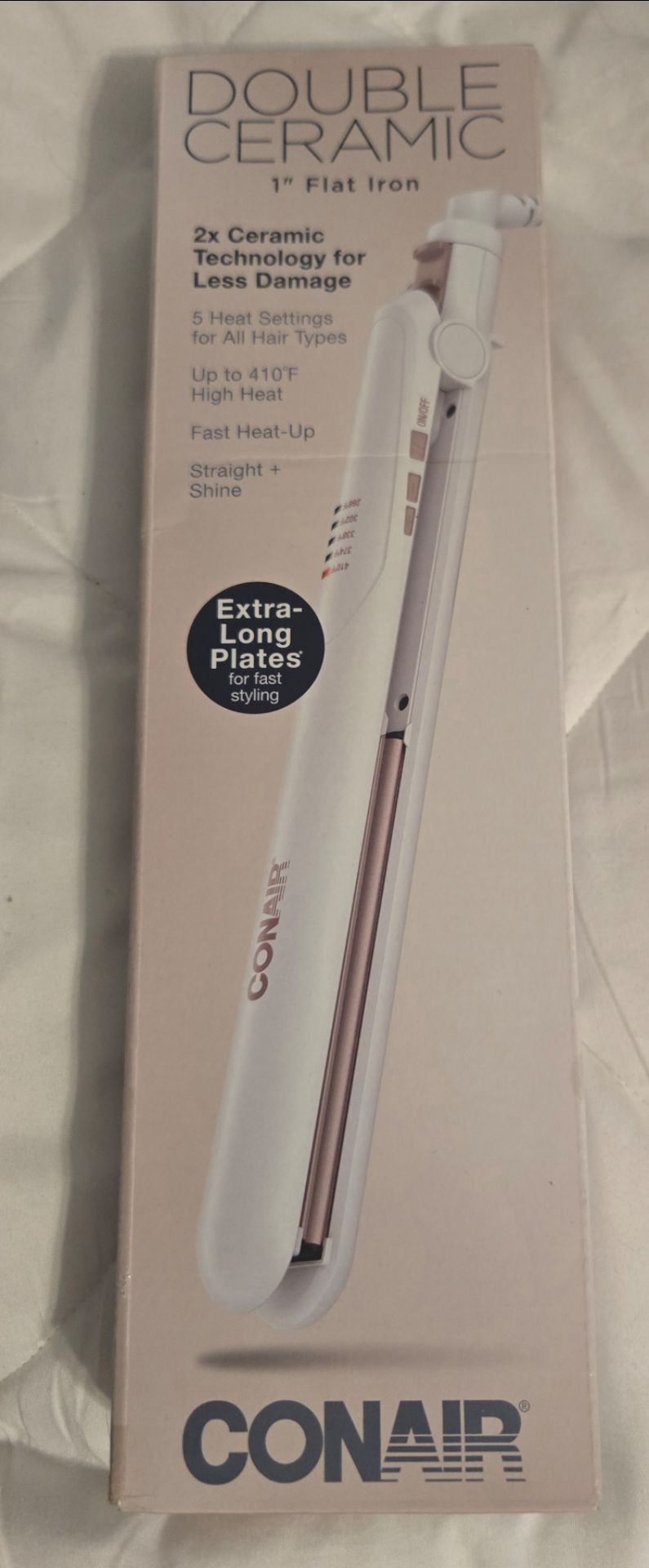 1" flat iron/plancha para el pelo