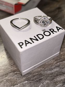 Pandora Ring Set Size 4.5