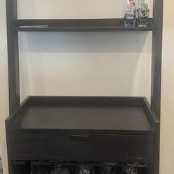 Black Wine/Shelf Storage 