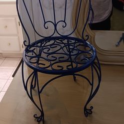 Cute Blue Plant Stand 15x8