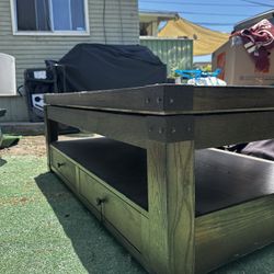 Wood, Coffee Table, Lift Top