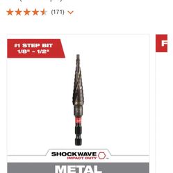 Milwaukee  Step Drill Bit 