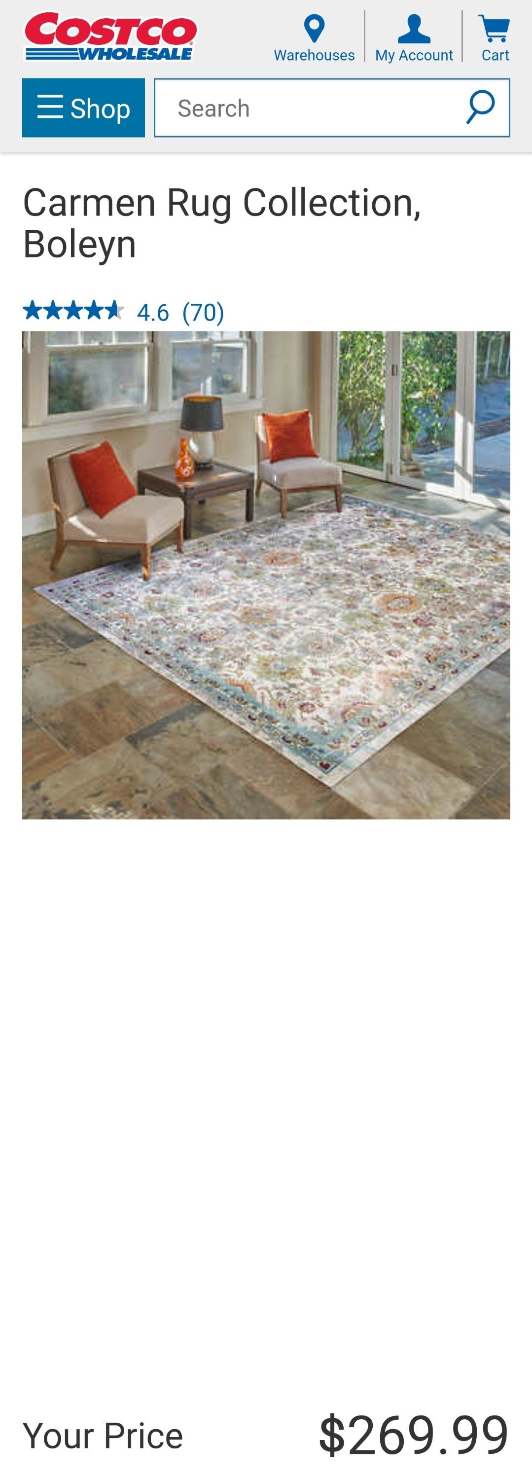 Carmen rug collection Boleyn
