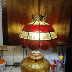 Antique Lamp Stained Glass